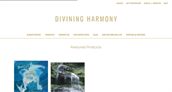 Desktop Screenshot of diviningharmony.com